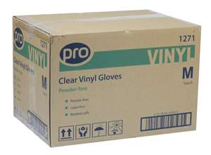 PRO Powder Free Vinyl Gloves (Qty 100)