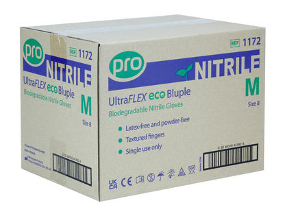 PRO UltraFLEX Biodegradable Bluple Nitrile Gloves (Qty 100)