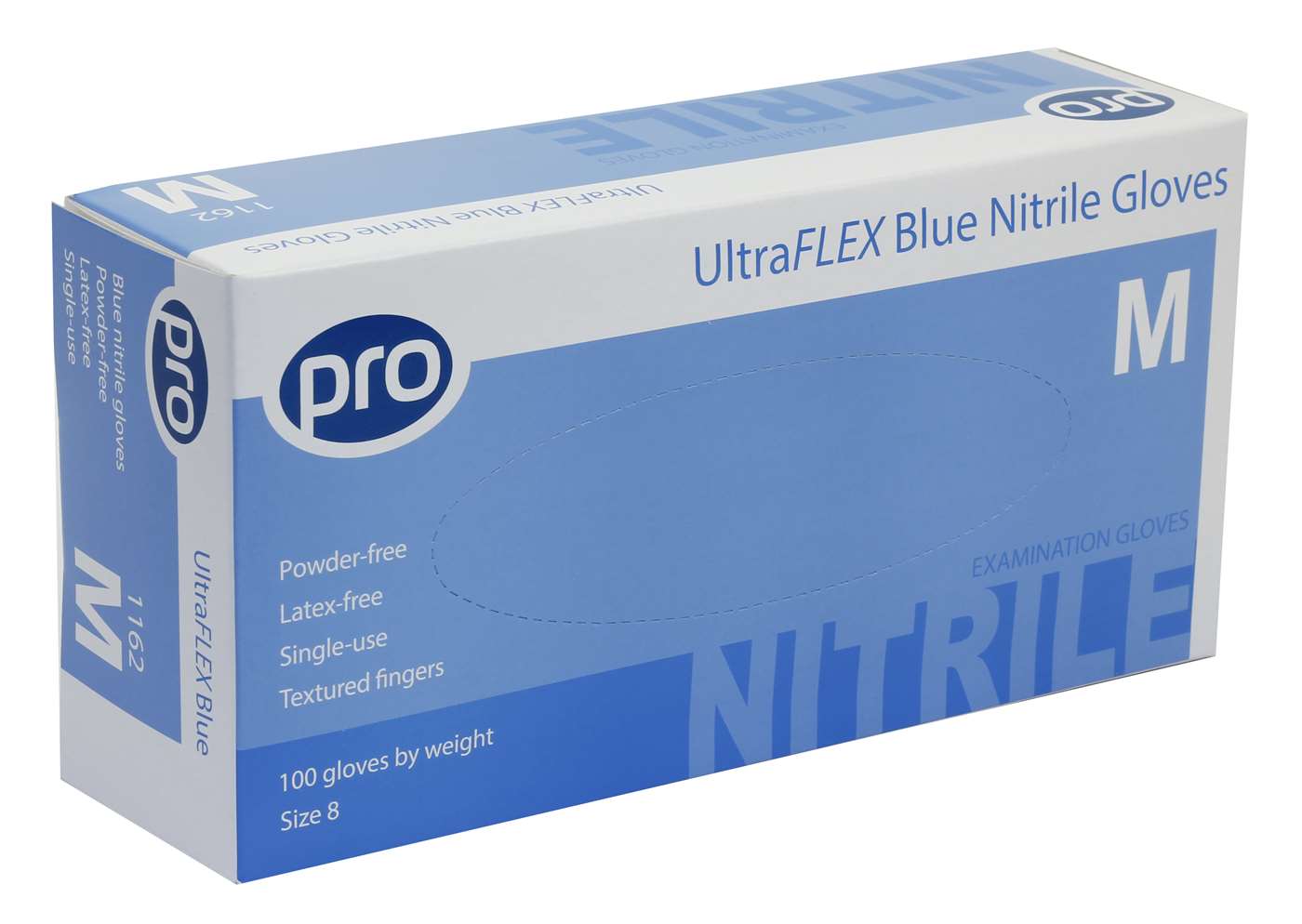PRO UltraFLEX Blue Nitrile Gloves (Qty 100)
