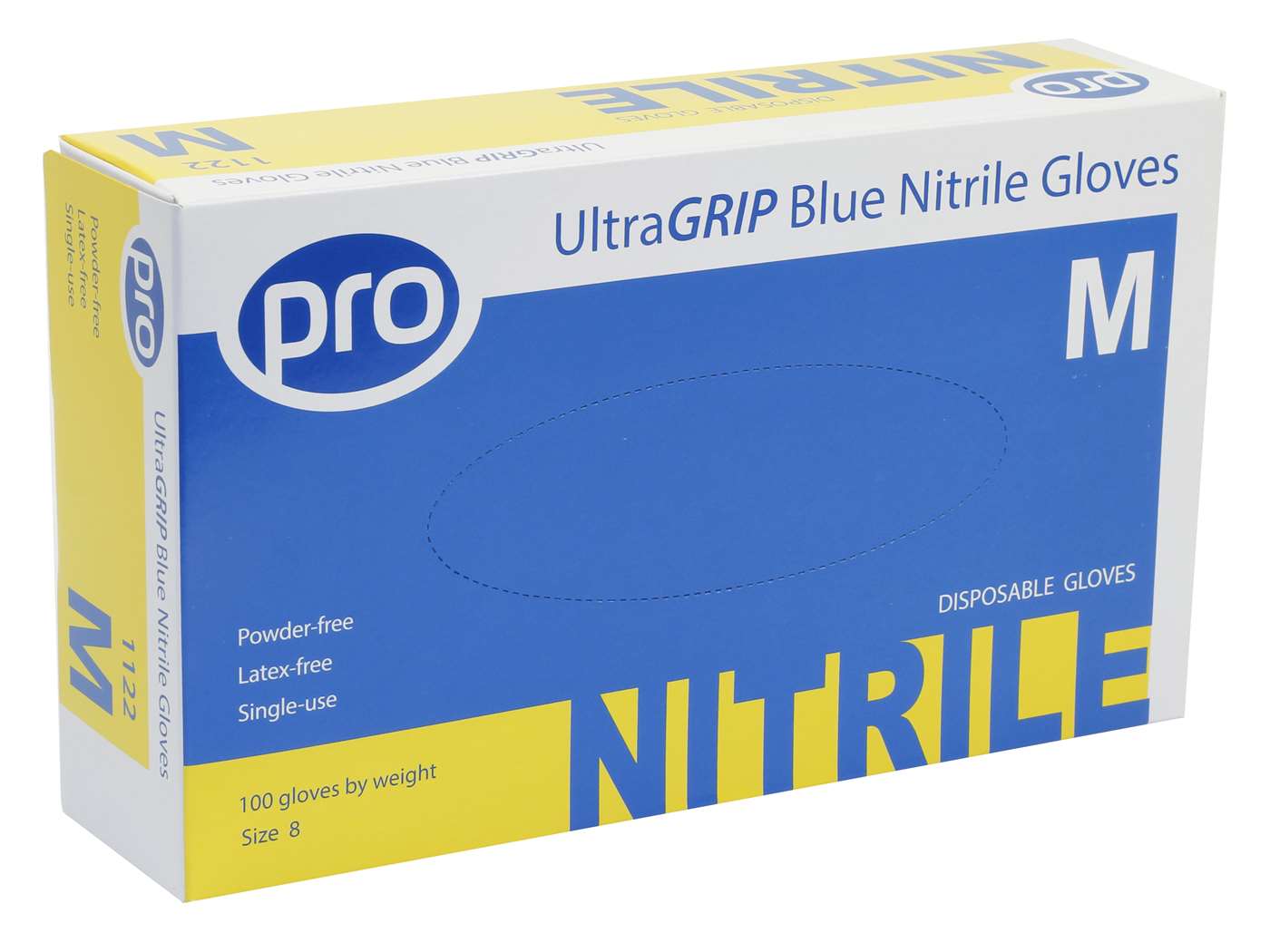 PRO UltraGRIP Blue Nitrile Gloves (Qty 100/90)