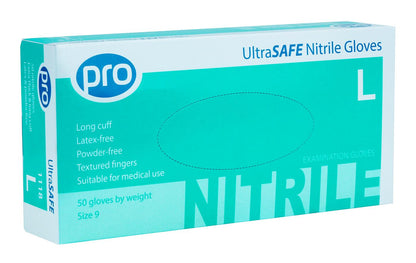 PRO UltraSAFE Violet Long Cuff Nitrile Gloves (Qty 50)