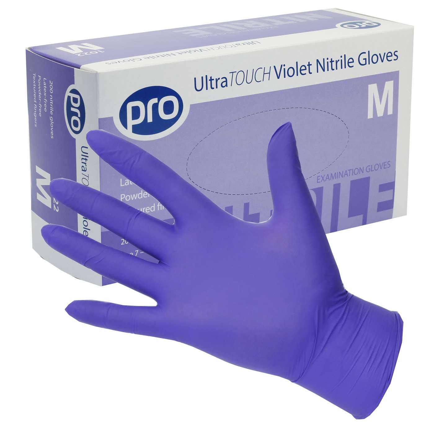 PRO UltraTOUCH Violet Nitrile Gloves (Qty 200)
