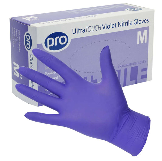 PRO UltraTOUCH Violet Nitrile Gloves (Qty 200)
